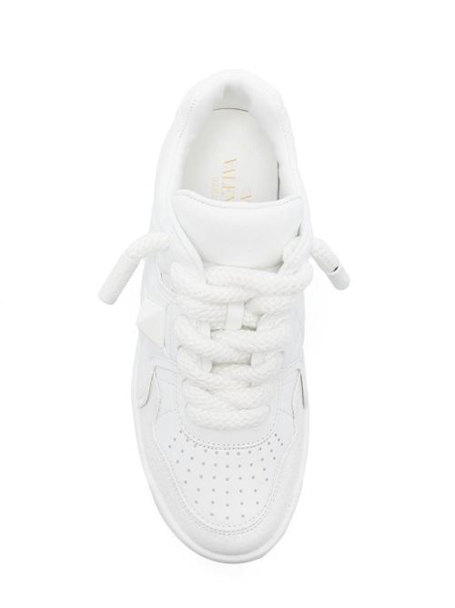 One Stud xl white leather sneakers. Valentino Garavani | 4W2S0FQ4XTM0BO